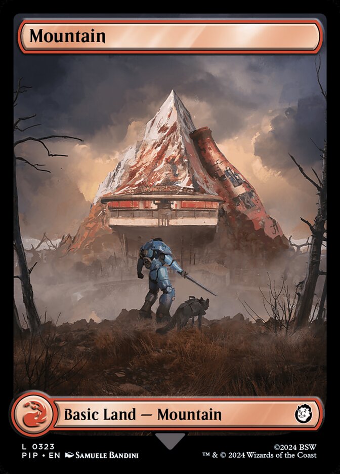 Mountain 323/326 (Universes Beyond: Fallout)  - Full Art Foil