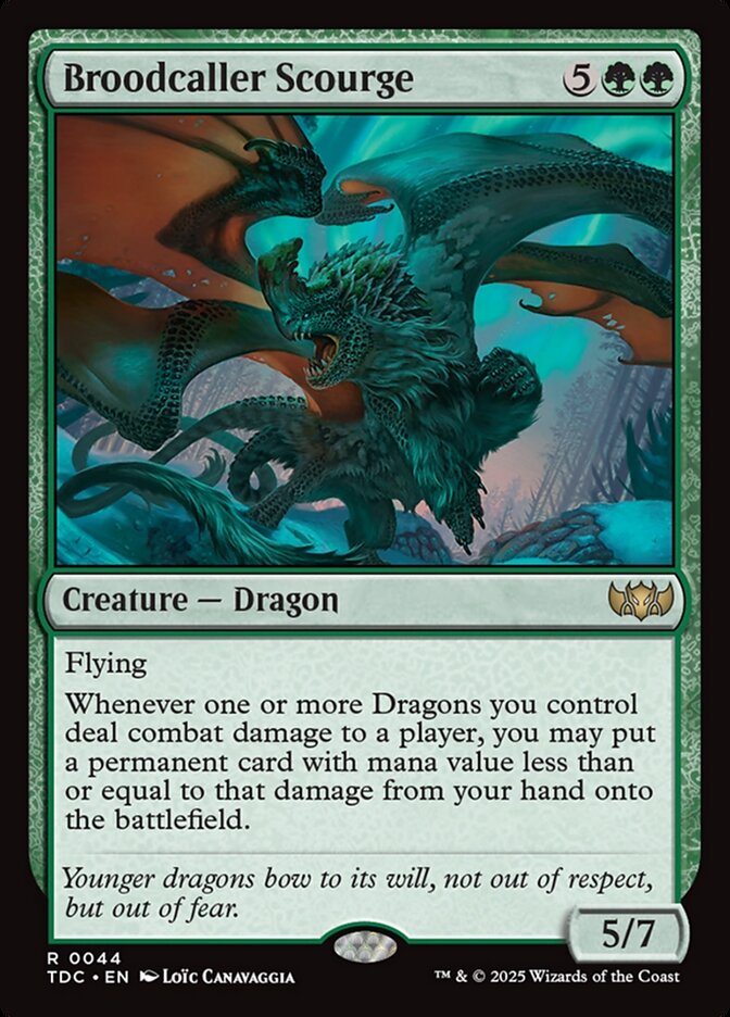 Broodcaller Scourge 44 (Commander: Tarkir: Dragonstorm) 