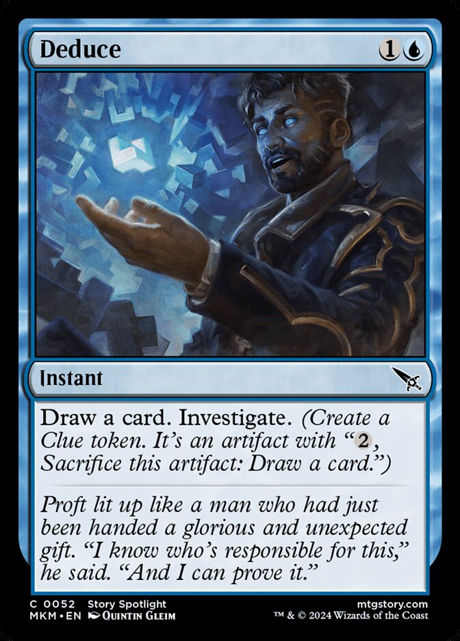 Deduce 52 (Murders at Karlov Manor)  - Foil