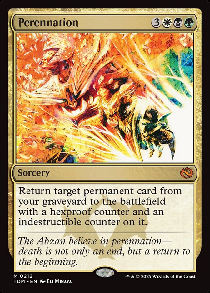 Perennation 212/291 (Tarkir: Dragonstorm)  - Foil