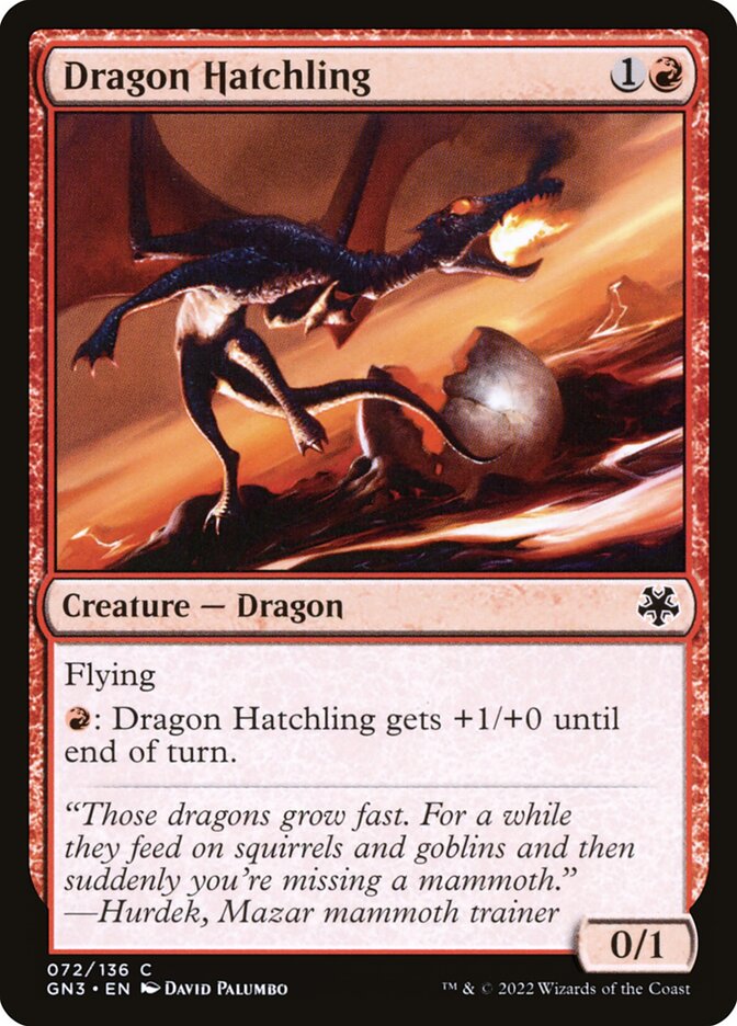 Dragon Hatchling 72/135 (Magic Game Night: Free-For-All) 