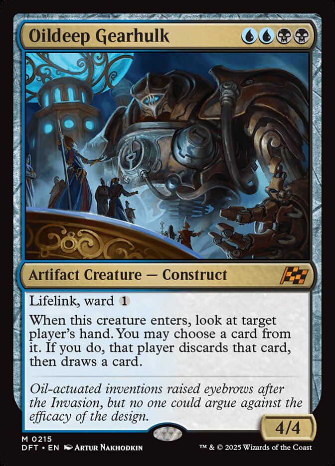 Oildeep Gearhulk 215/291 (Aetherdrift)  - Foil