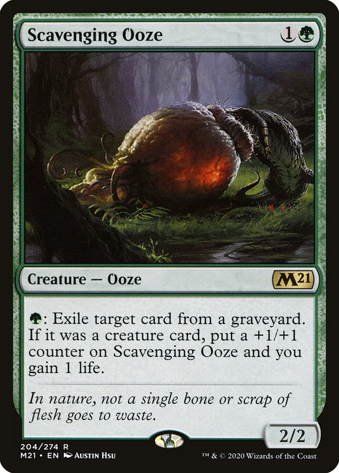 Scavenging Ooze 204 (Core Set 2021) 