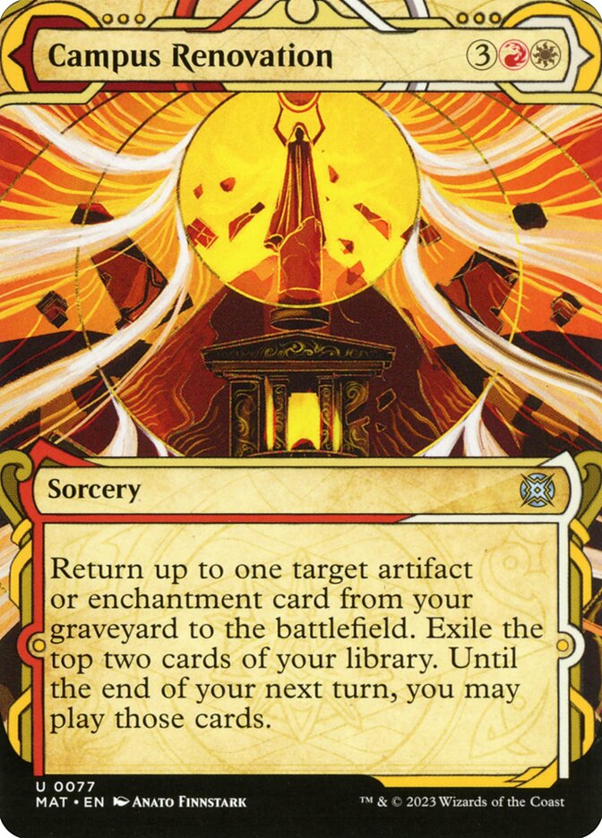 Campus Renovation 77/50 (March of the Machine: The Aftermath)  - Showcase Foil