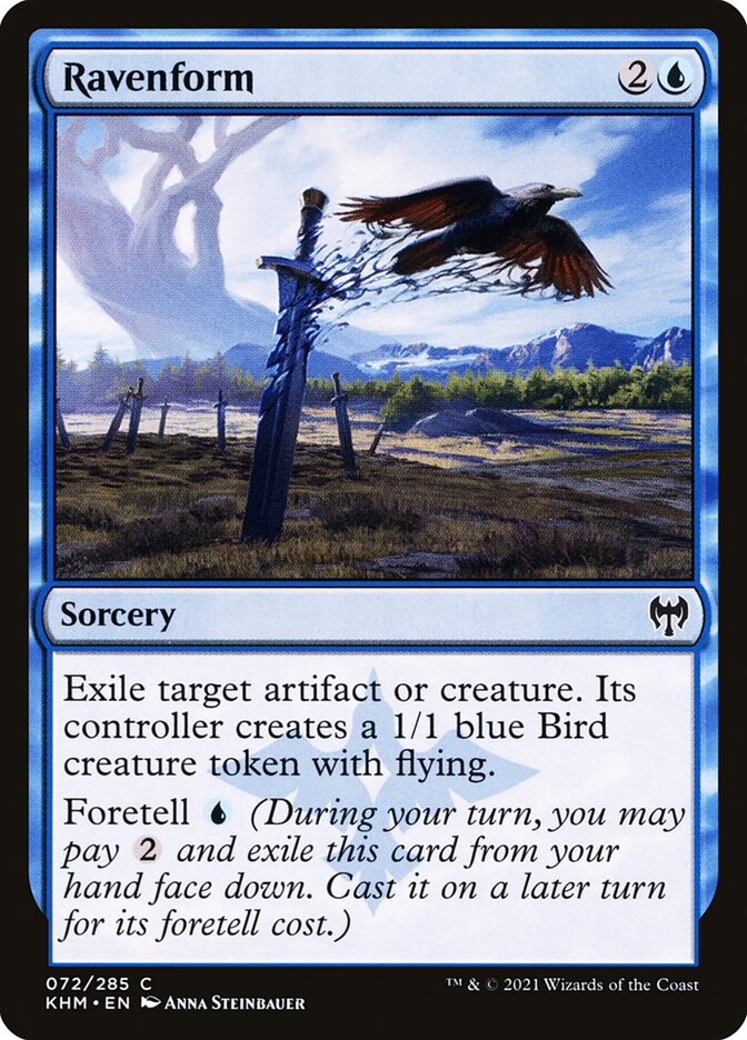 Ravenform 72 (Kaldheim)  - Foil