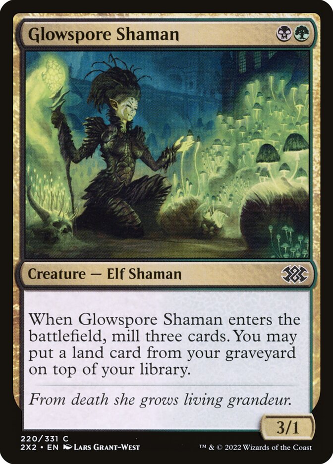 Glowspore Shaman 220/331 (Double Masters 2022) 