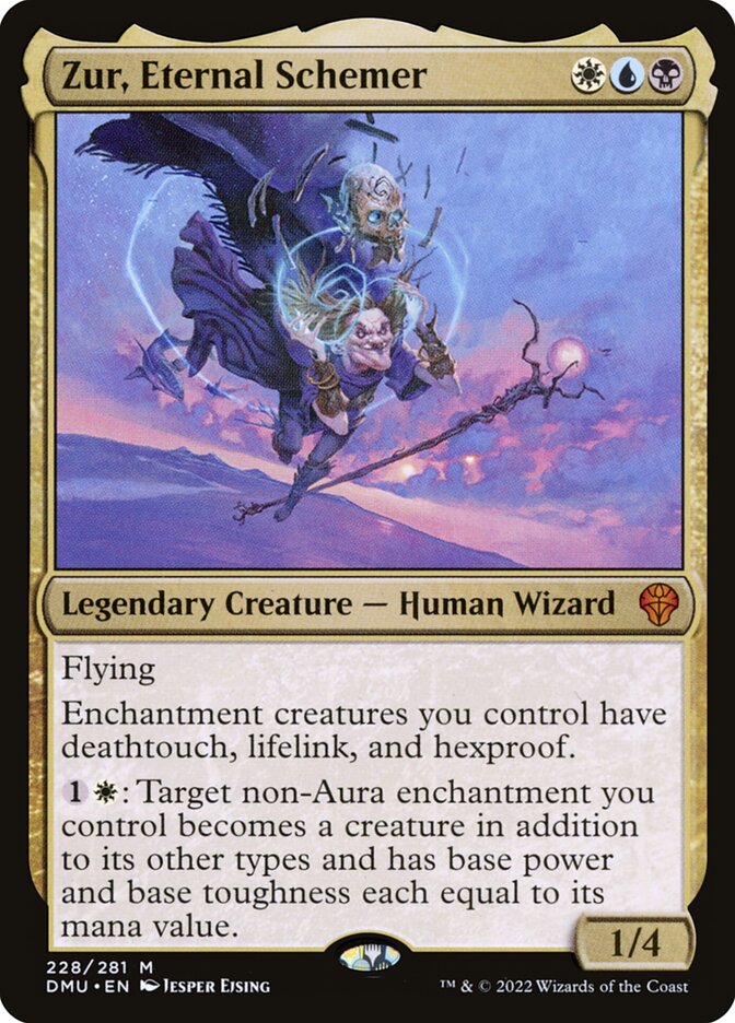 Zur, Eternal Schemer 228 (Dominaria United)  - Foil