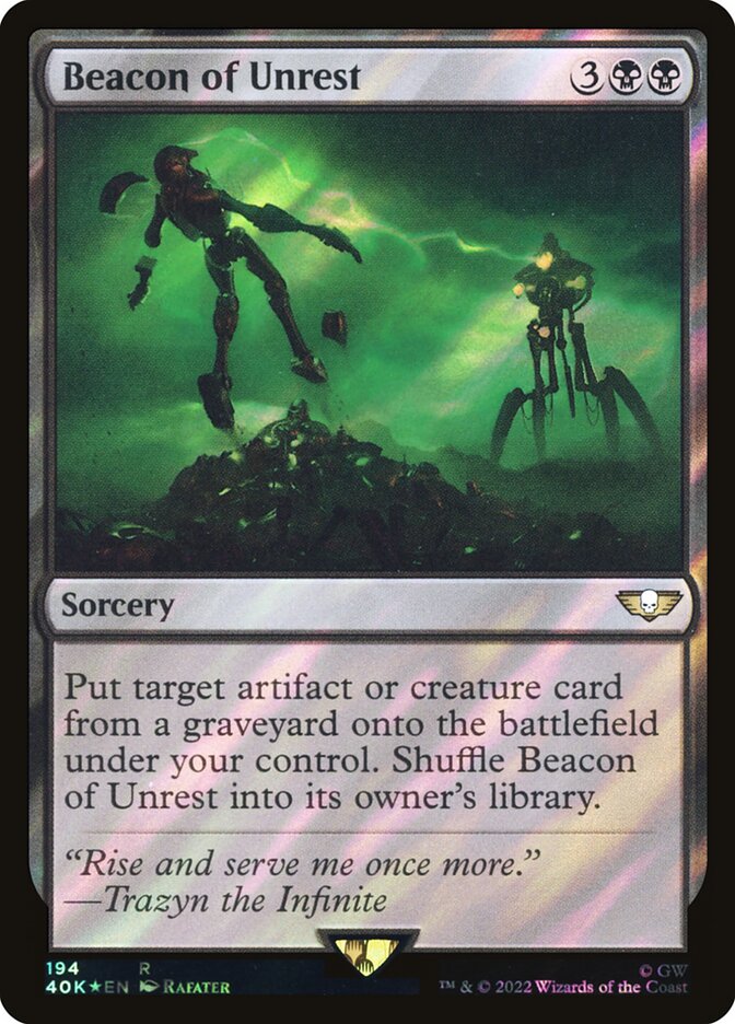 Beacon of Unrest 194★/617 (Universes Beyond: Warhammer 40,000)  - Surge Foil