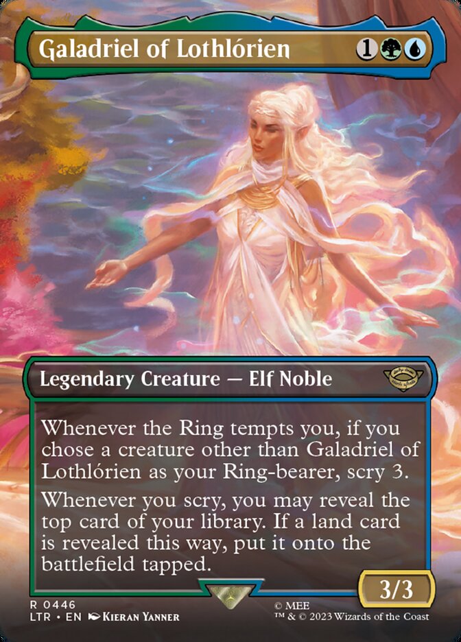 Galadriel of Lothlórien 446 (Universes Beyond: The Lord of the Rings: Tales of Middle-earth)  - Borderless Foil