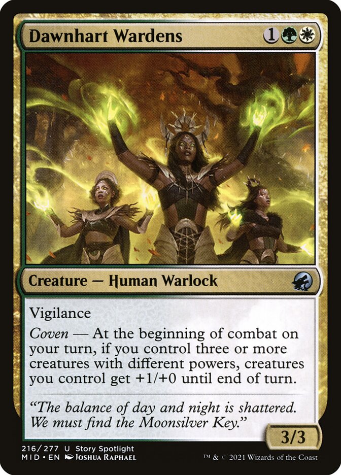 Dawnhart Wardens 216/277 (Innistrad: Midnight Hunt) 