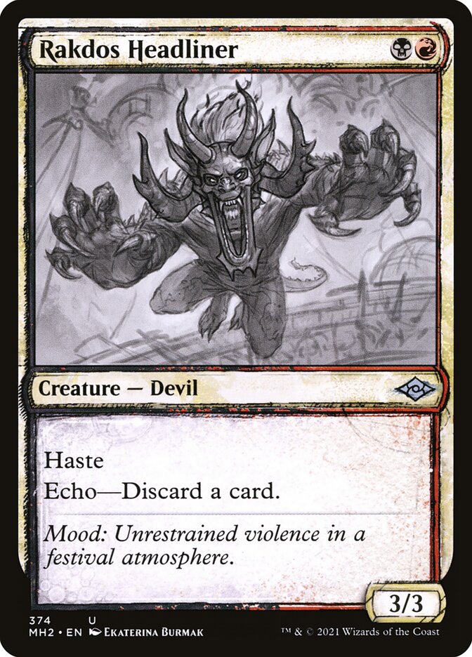 Rakdos Headliner 374 (Modern Horizons 2) 