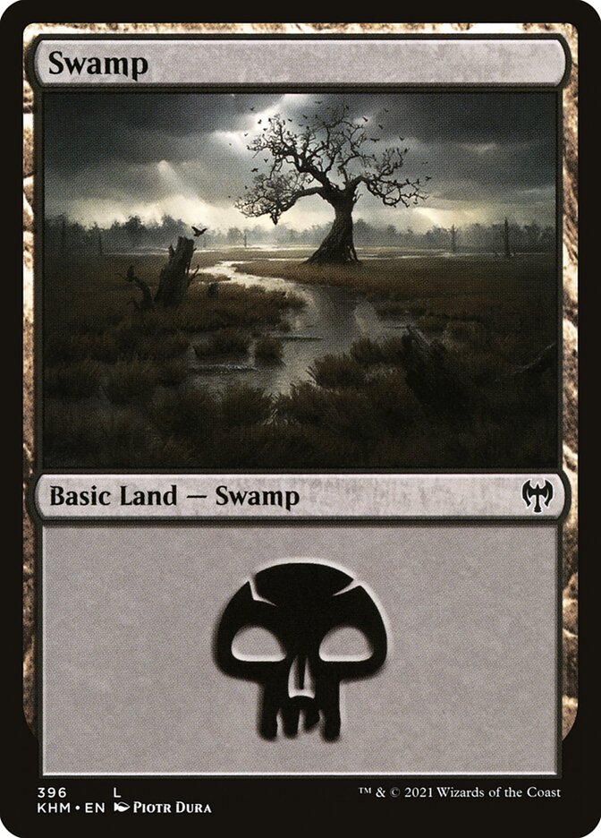Swamp 396/285 (Kaldheim)  - Foil