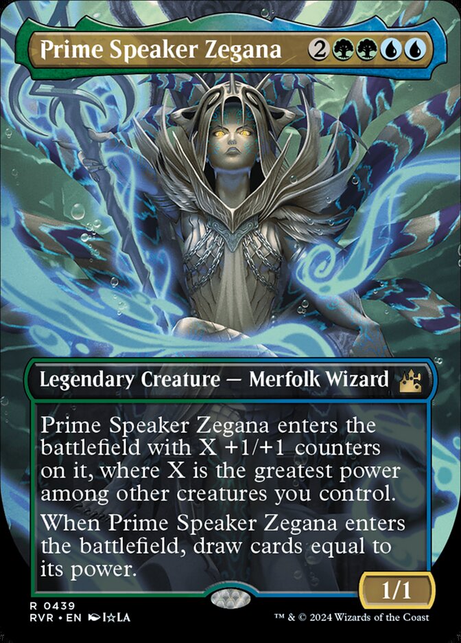 Prime Speaker Zegana 439 (Ravnica Remastered)  - Borderless