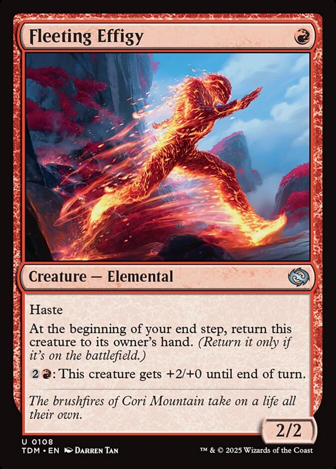 Fleeting Effigy 108/291 (Tarkir: Dragonstorm)  - Foil
