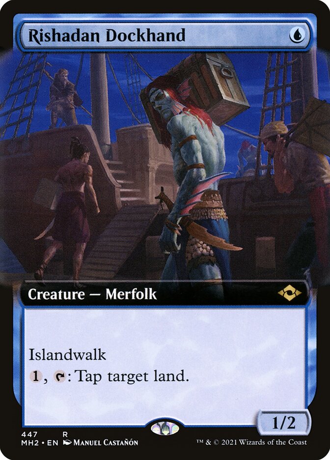 Rishadan Dockhand Extended Art 447 (Modern Horizons 2) 