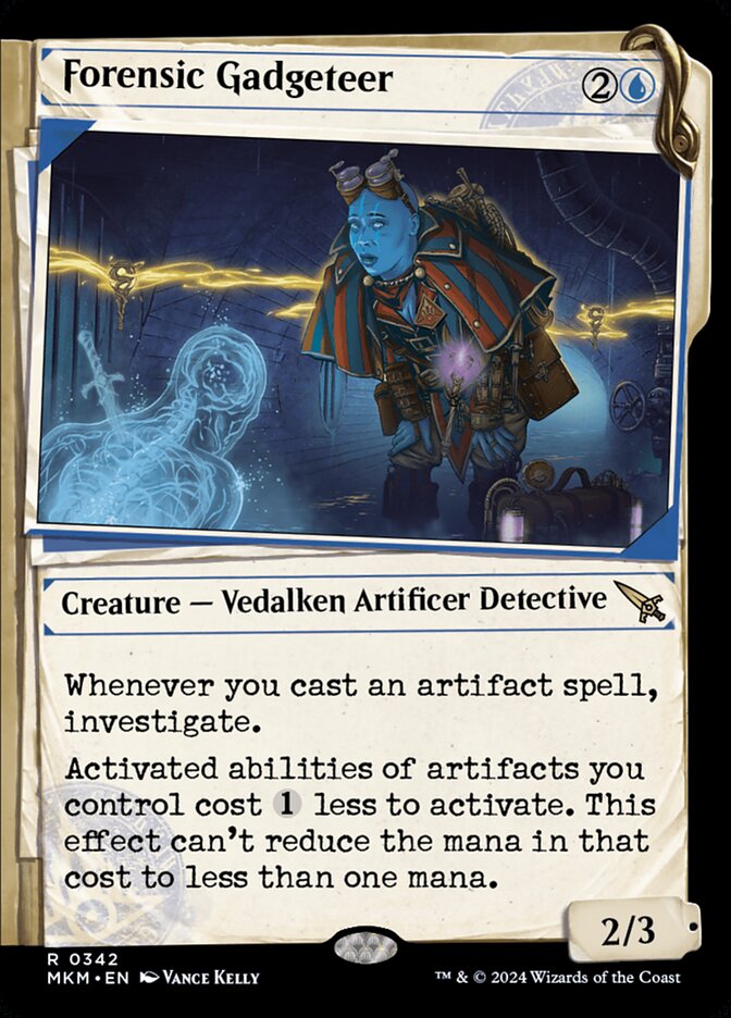 Forensic Gadgeteer 342 (Murders at Karlov Manor)  - Showcase Foil