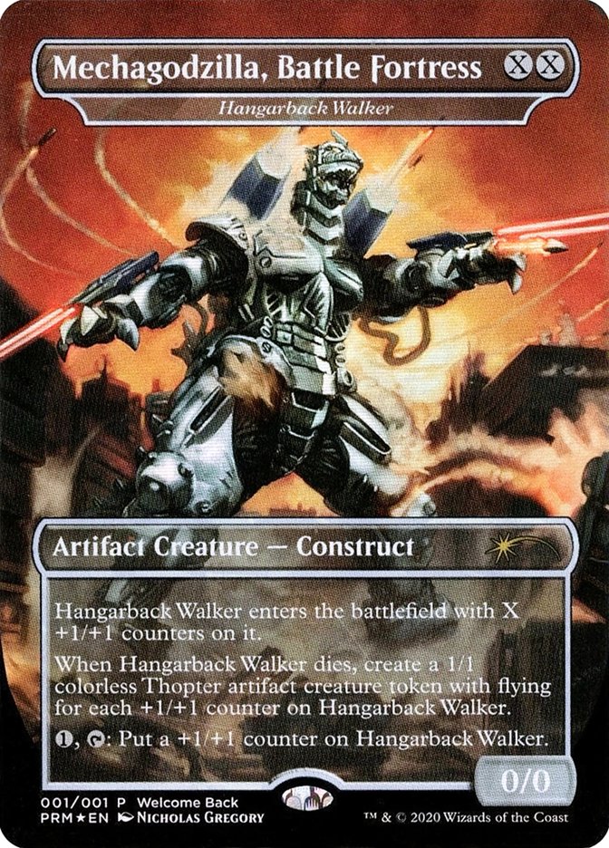 Mechagodzilla Battle Fortress Hangarback Walker Welcome Back Promo 1 (Unique and Miscellaneous Promos)  - Foil