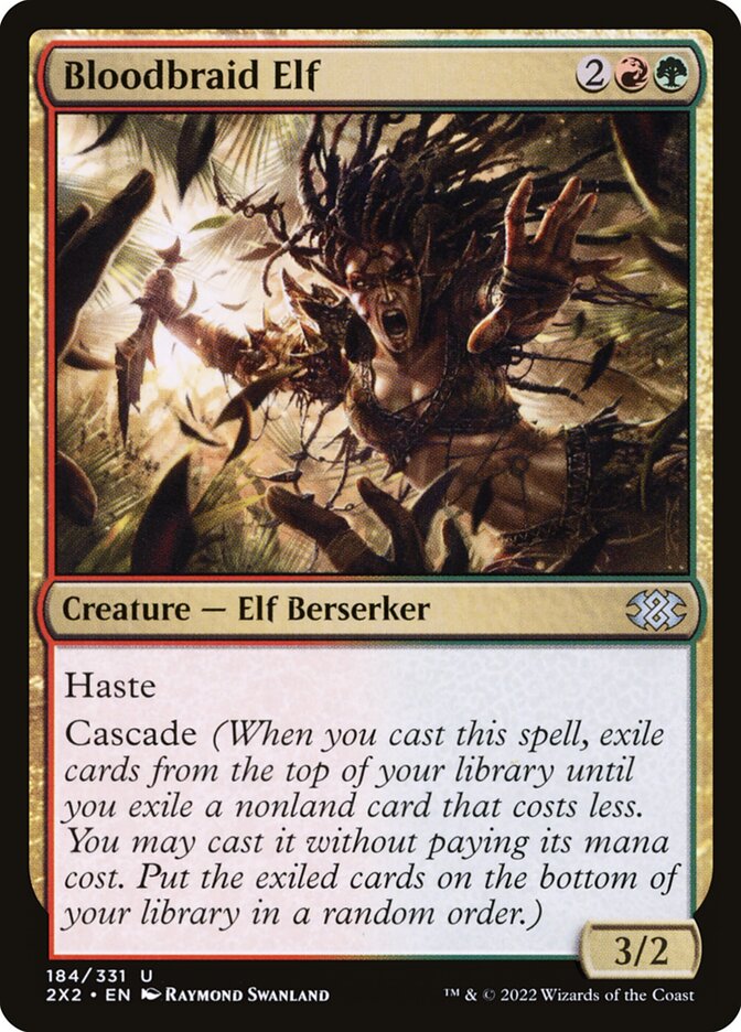 Bloodbraid Elf 184/331 (Double Masters 2022)  - Foil