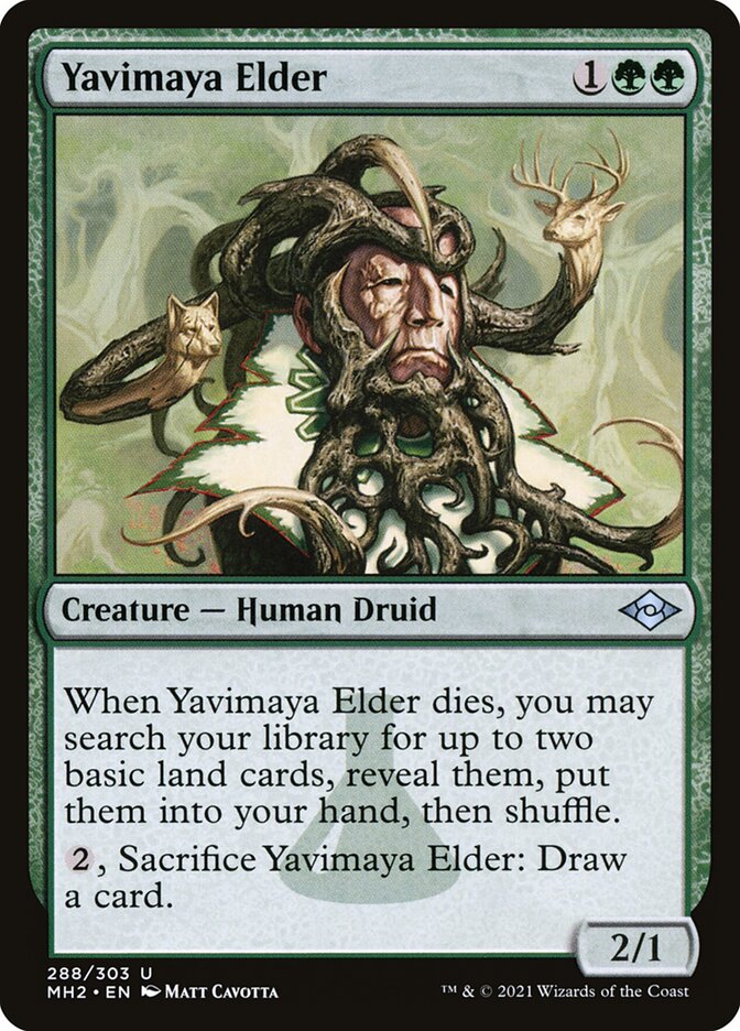Yavimaya Elder 288 (Modern Horizons 2)  - Foil