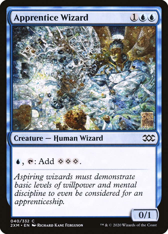 Apprentice Wizard 40/332 (Double Masters) 