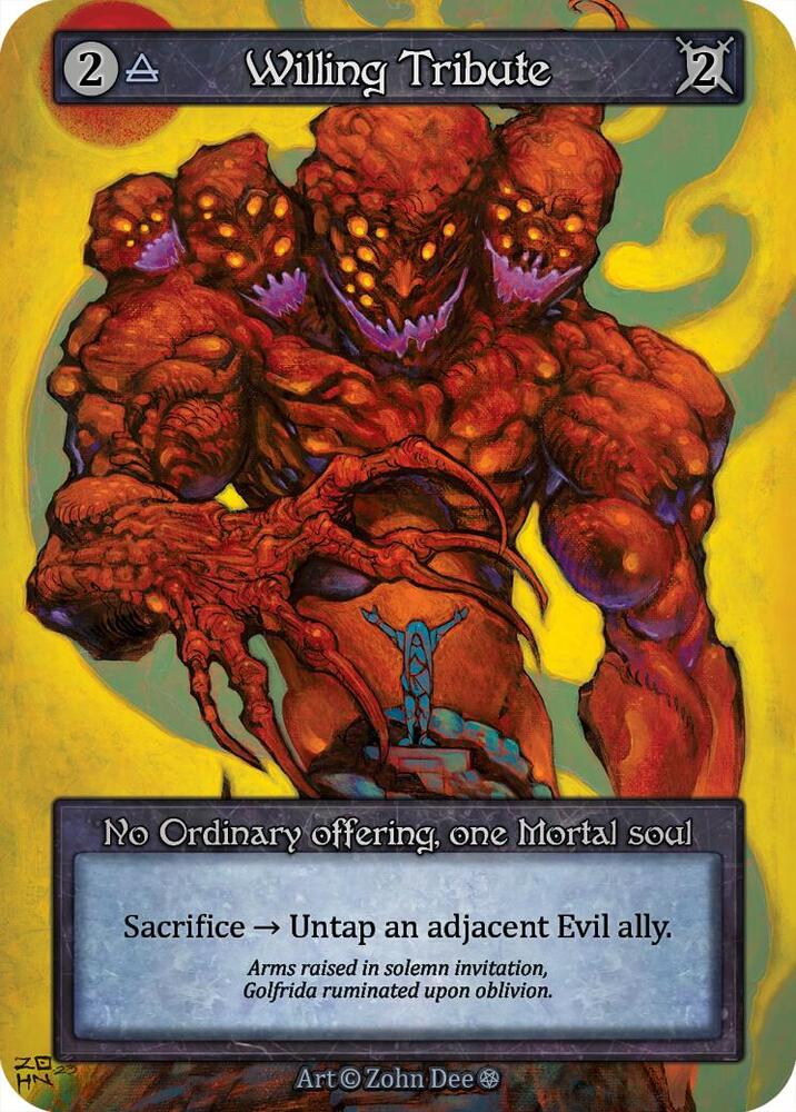 Willing Tribute  (Gothic) 