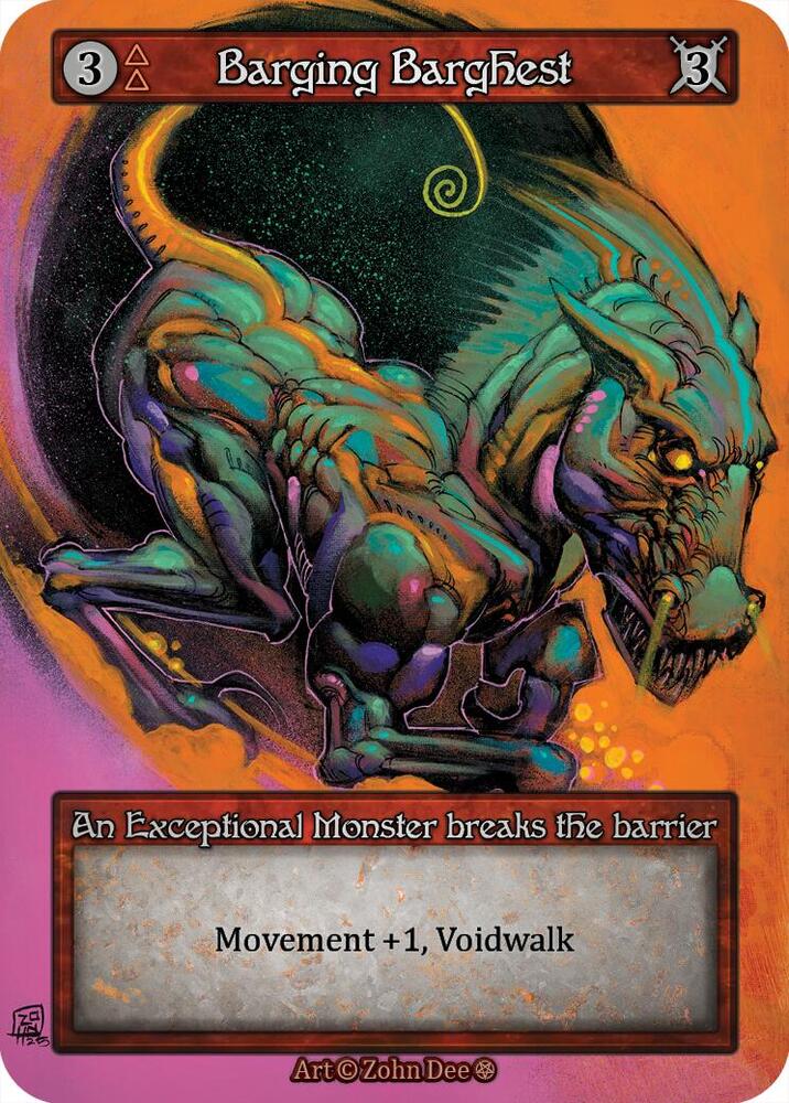 Barging Barghest  (Gothic) 