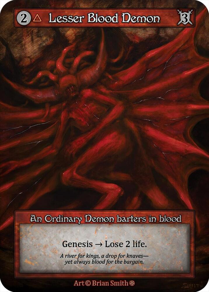Lesser Blood Demon  (Gothic) 