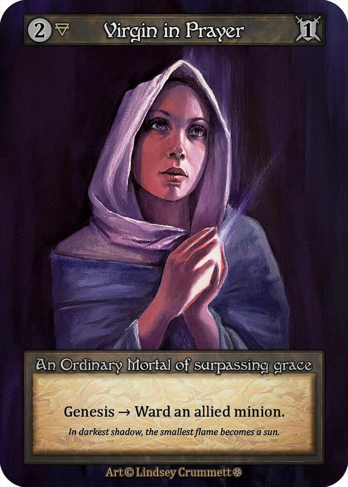 Virgin in Prayer  (Gothic) 