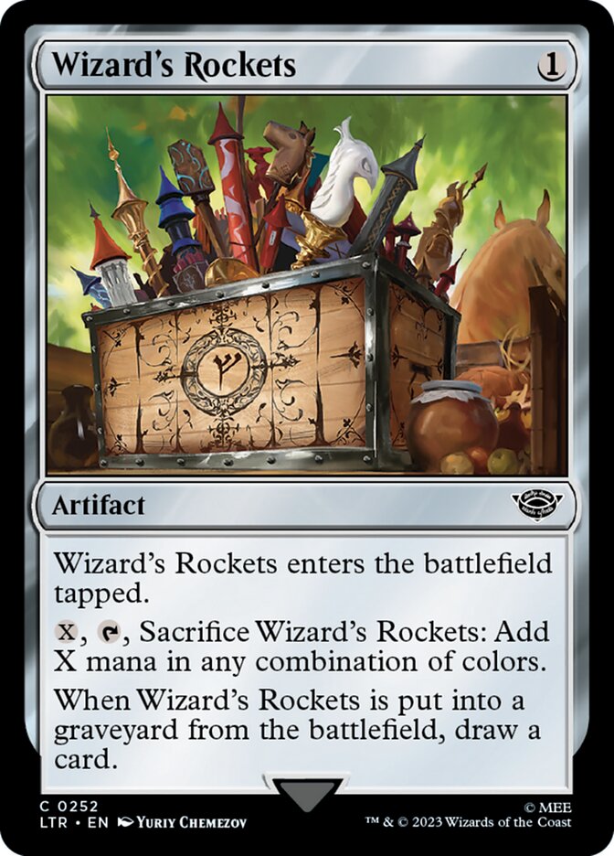 Wizard's Rockets 252/281 (Universes Beyond: The Lord of the Rings: Tales of Middle-earth)  - Foil