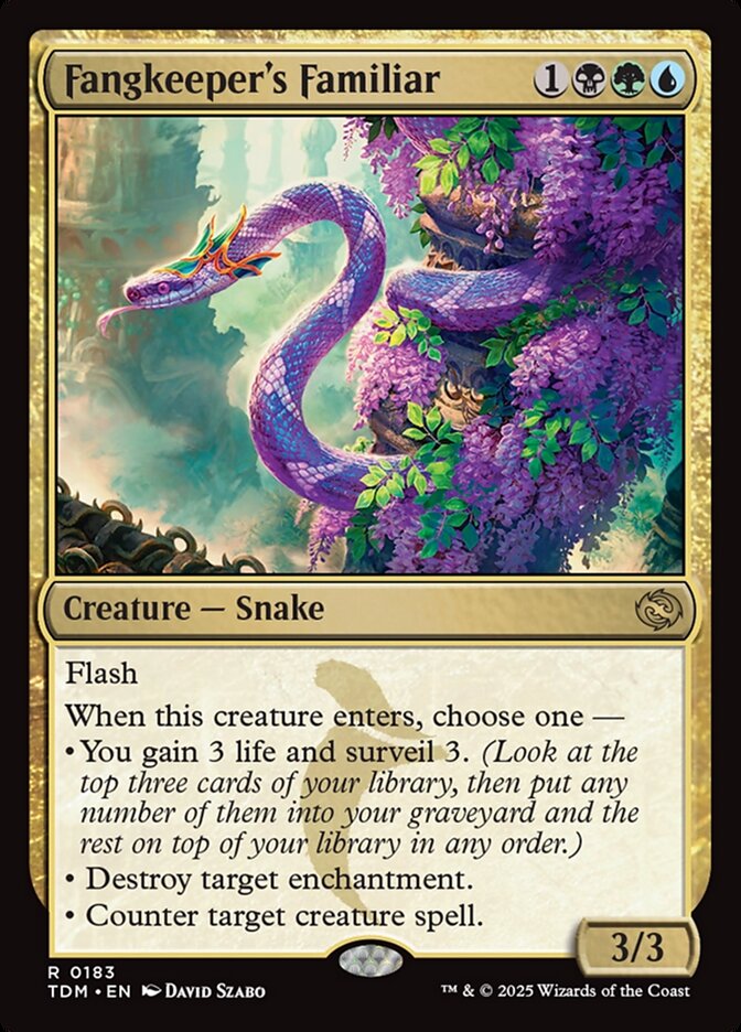 Fangkeeper's Familiar 183 (Tarkir: Dragonstorm)  - Foil