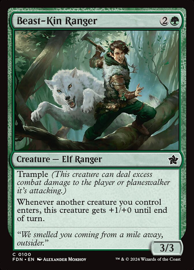 Beast-Kin Ranger 100/291 (Foundations)  - Foil