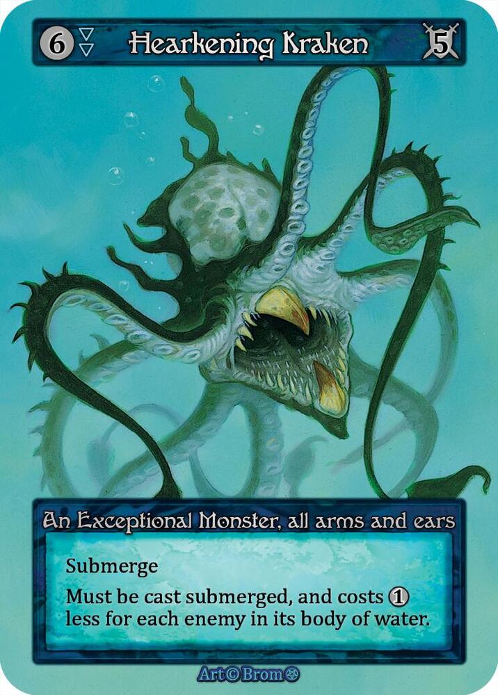 Hearkening Kraken  (Gothic) 
