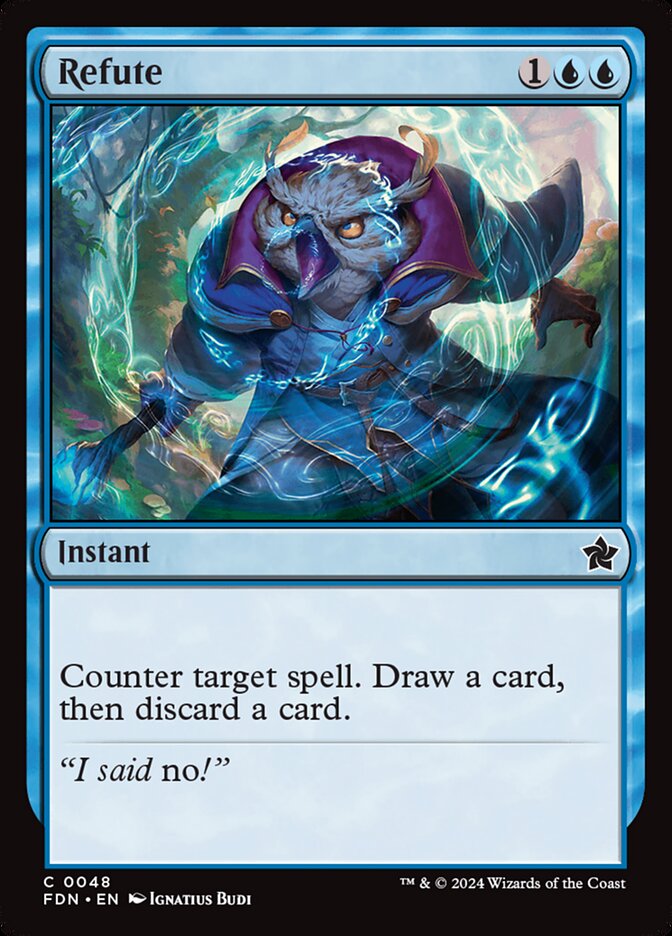 Refute 48/291 (Foundations)  - Foil