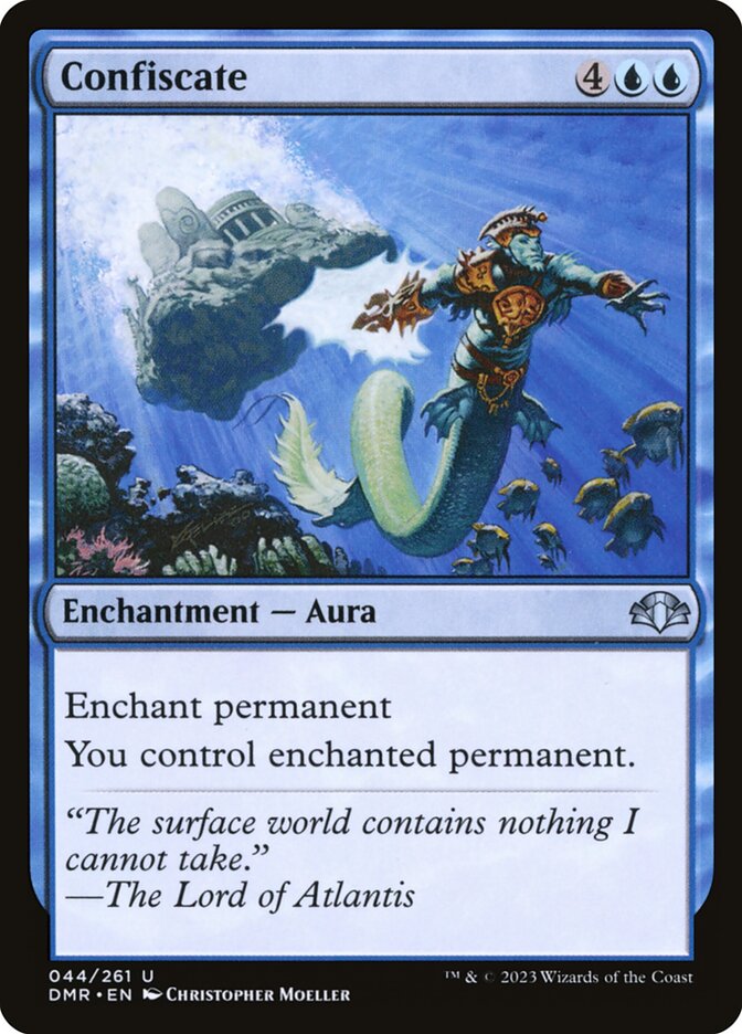 Confiscate 44/261 (Dominaria Remastered)  - Foil