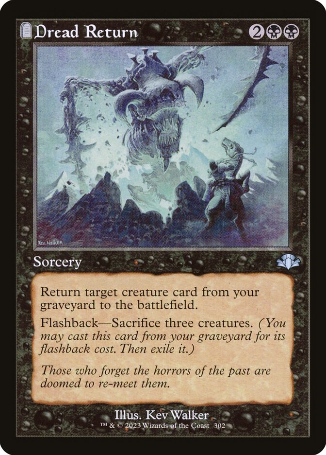 Dread Return 302/261 (Dominaria Remastered)  - Retro