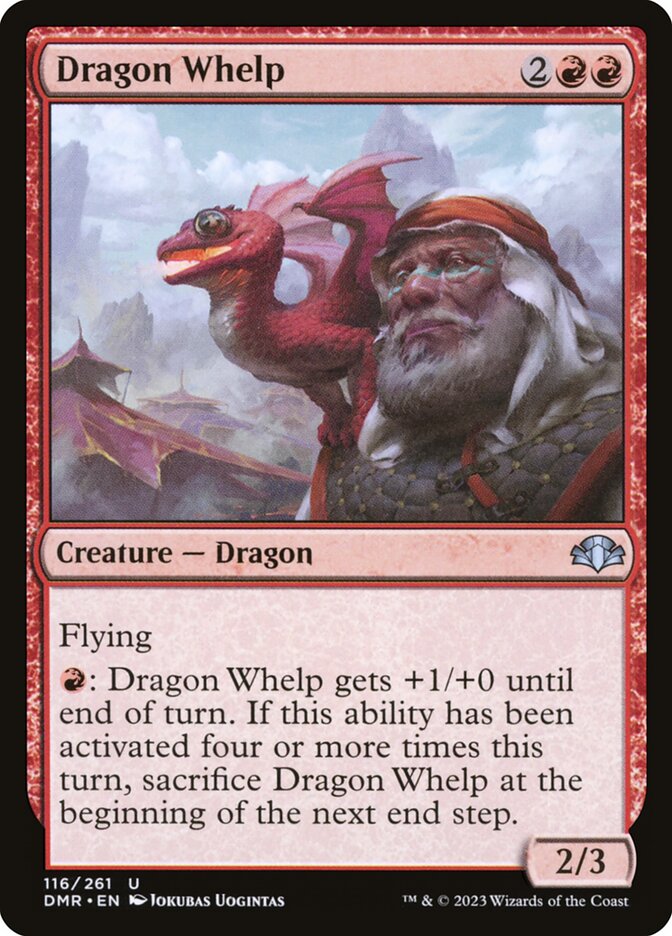 Dragon Whelp 116/261 (Dominaria Remastered) 