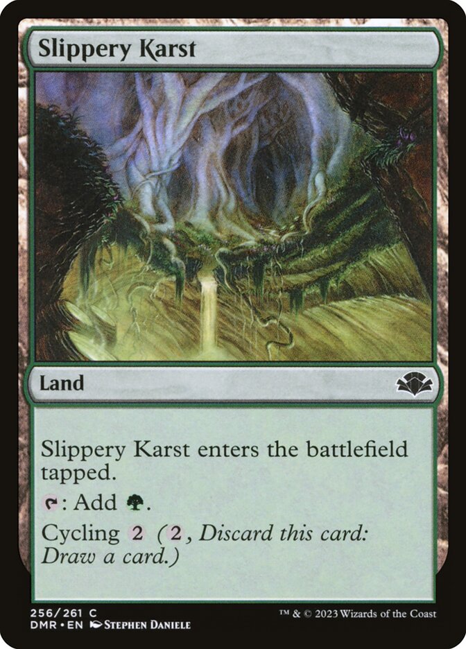 Slippery Karst 256/261 (Dominaria Remastered) 