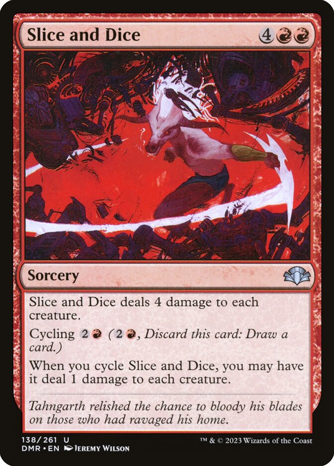 Slice and Dice 138/261 (Dominaria Remastered) 