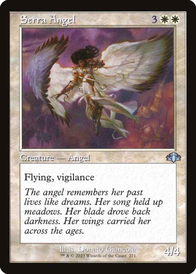 Serra Angel 271 (Dominaria Remastered)  - Retro Foil