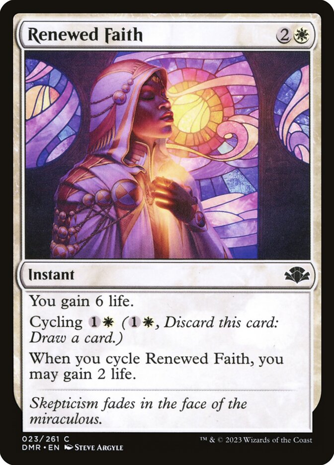 Renewed Faith 23/261 (Dominaria Remastered) 