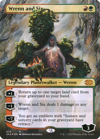 Wrenn and Six 574 (Double Masters 2022)  - Borderless Textured Foil
