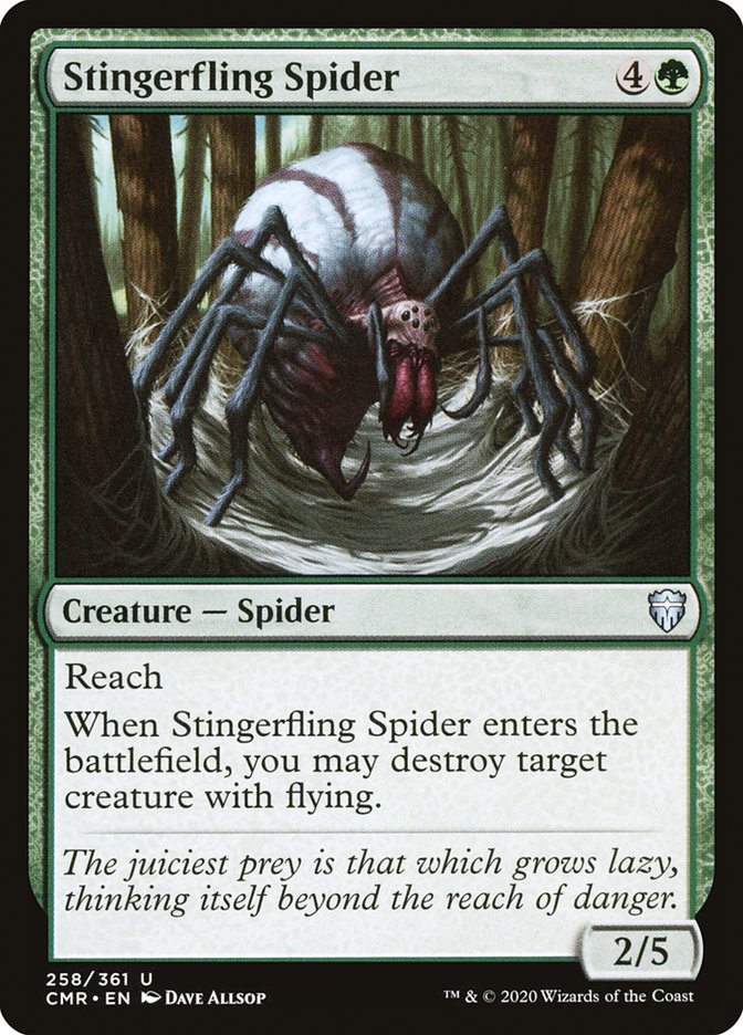 Stingerfling Spider 258 (Commander Legends) 
