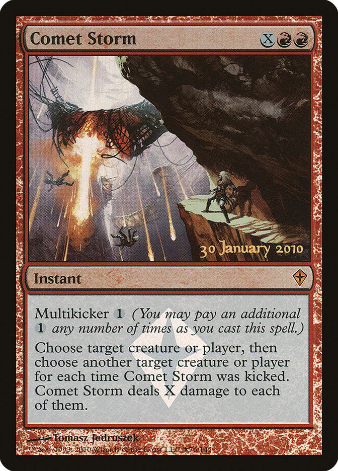 Comet Storm 76 (Prerelease Cards)  - Foil