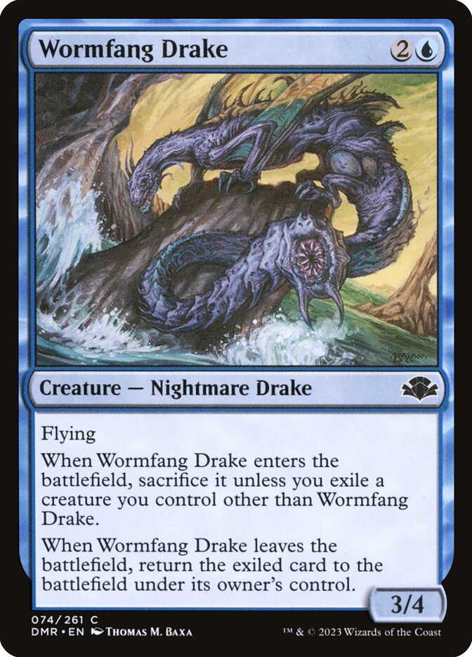 Wormfang Drake 74/261 (Dominaria Remastered) 