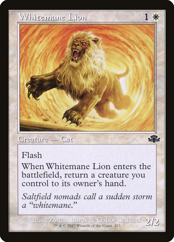 Whitemane Lion 277/261 (Dominaria Remastered)  - Retro