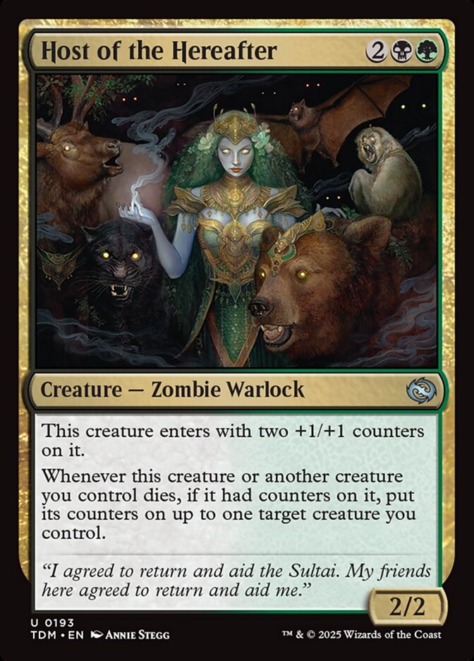 Host of the Hereafter 193 (Tarkir: Dragonstorm)  - Foil