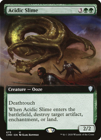 Acidic Slime 673 (Commander Legends)  - Extended Art
