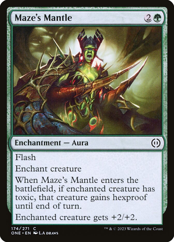 Maze's Mantle 174/271 (Phyrexia: All Will Be One)  - Foil
