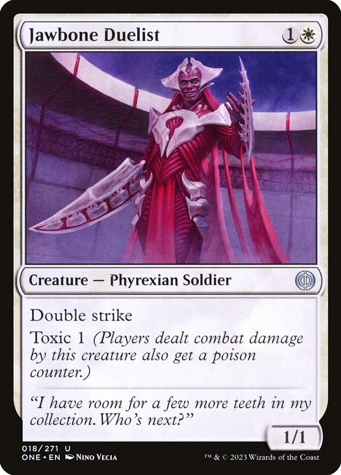 Jawbone Duelist 18/271 (Phyrexia: All Will Be One)  - Foil