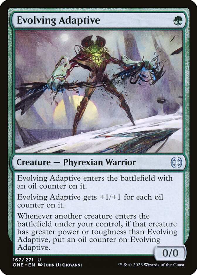 Evolving Adaptive 167/271 (Phyrexia: All Will Be One)  - Foil